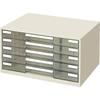 KOKUYO Letter Case Transparent Drawer A3 Horizontal 5 Tiers LC-YAG5M
