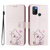 Cute Cat Luxury Painted Leather Case Wallet Book Style Cover for Oppo A72/A52/A92 4G,A36 4G,Reno 8/9,Realme 8/9/10/11/12...