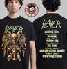 Slayer Прощальный Тур 2025 Мерч Искусство Черепного Трона С Датами Тура Двусторонняя Футболка Унисекс