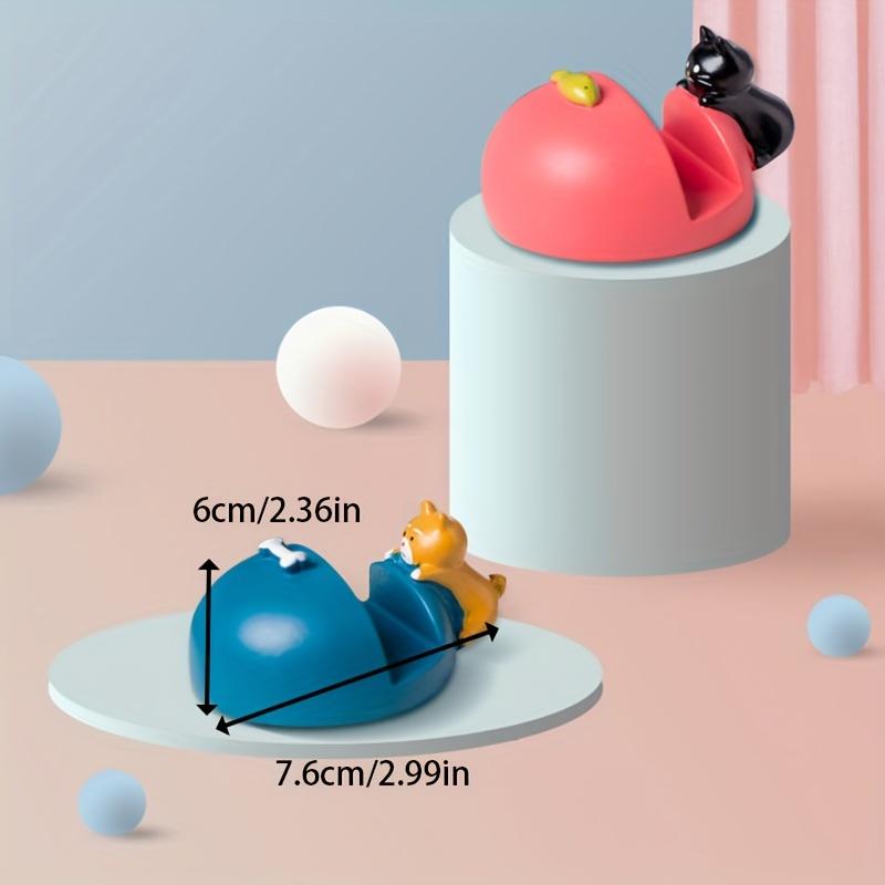 1Pc Japanese Cartoon Desktop Mobile Phone Holder, Small Gift Resin Cute Mobile Phone Holder, Tablet Computer Holder.