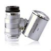 Mini Pocket Trendy with LED Light Glass Microscope New 60x Eye Jewelry Loupe Magnifier Loop