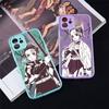 Kimetsu No Yaiba Demon Slayer Anime Phone Case For iPhone 13 12 11 Mini Pro XR XS Max 7 8 Plus X Matte Transparent Back Cover