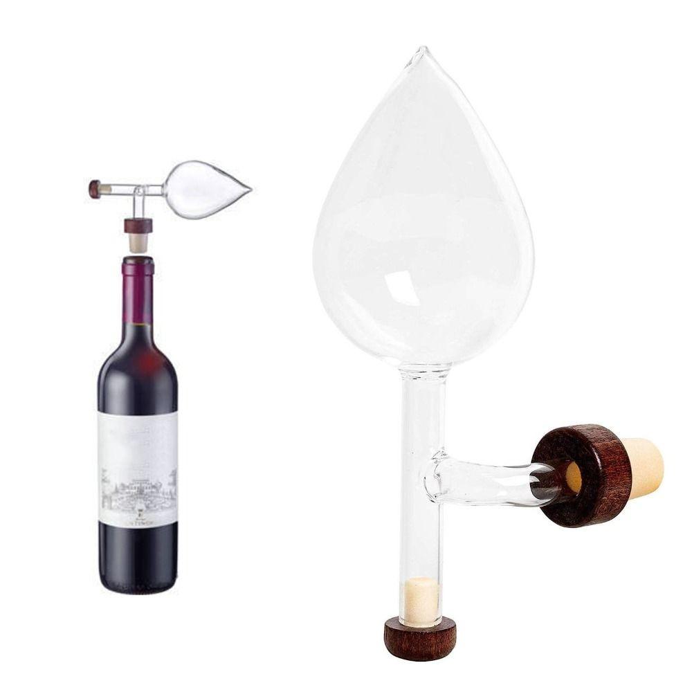 Glass Wine Aerator Professional Wine Bottle Pourer Quick Wine Decanter Spout Wine Enthusiasts