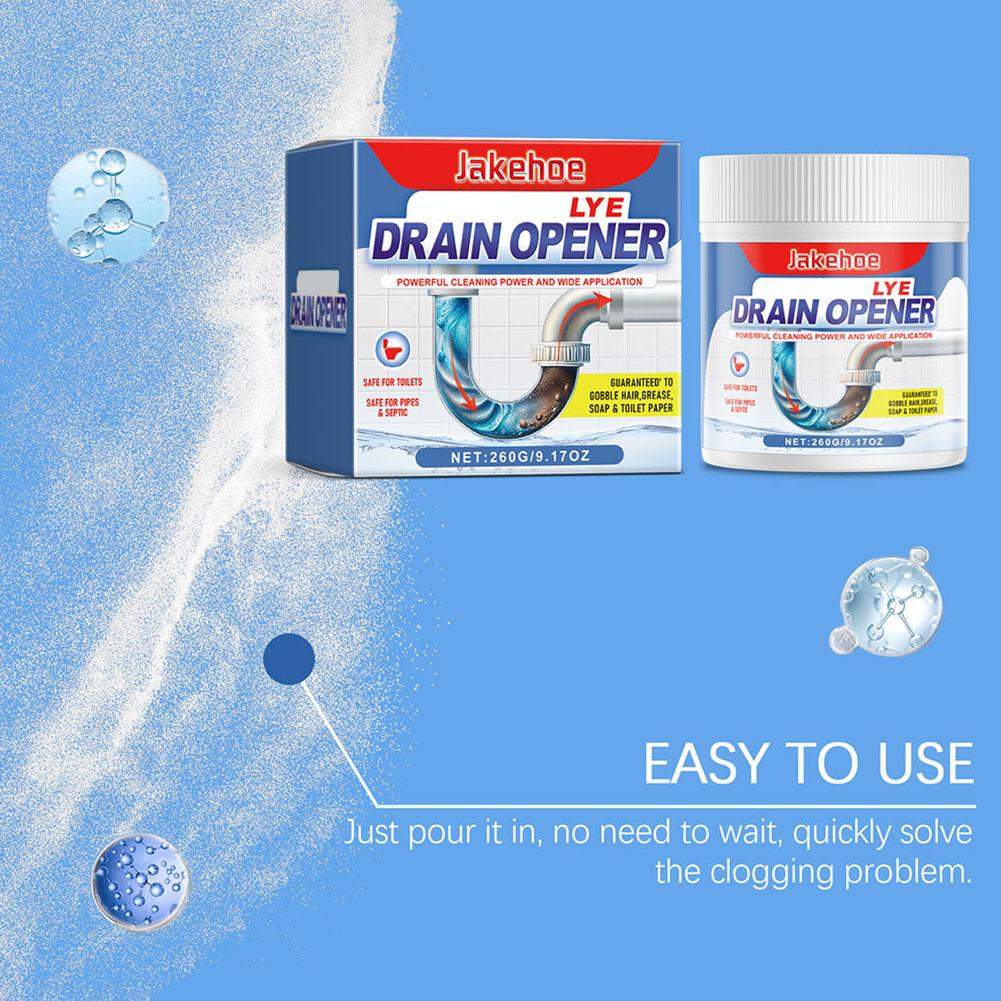 260g Pipe Cleaning Powder Pipe Clean Kitchen Pipe Control Bathroom Toilet Powder For Kitchen Dr V9T3