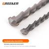 Green Forest Electric Hammer & Impact Drill Bit - Square Handle, Wall Hole Opener, Lengthened Concrete Drill Head