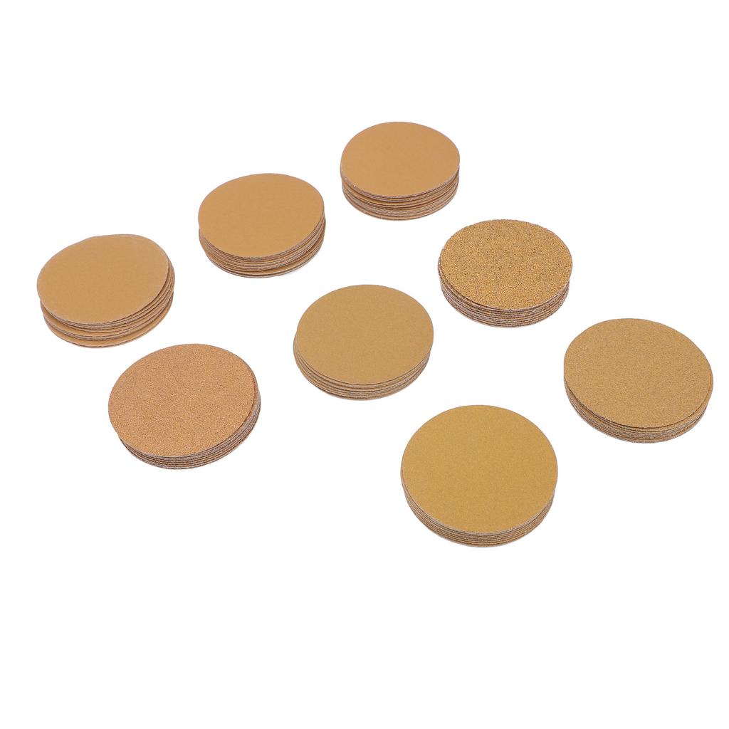 3 Inch Sanding Discs Hook and Loop Sanding Pads 40 To 800 Grit Sandpaper Discs for Woodworking and
