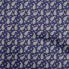Cotton Flex Blue Fabric Florals Quilting Supplies Print Sewing Fabric By The Yard 40 Inch