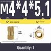 Two-Way Injection Molding Copper Knurled Nut Insert (M2-M8)