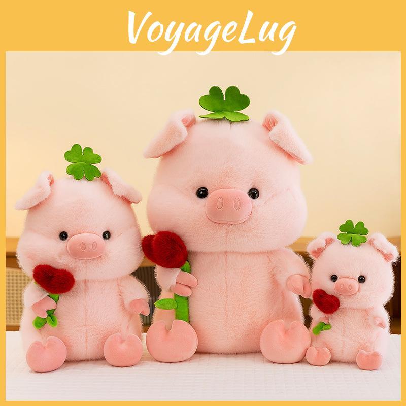 Plush Pig Doll With Butterfly Bow For Kids Sleep Comfort Kids Bedroom Decor