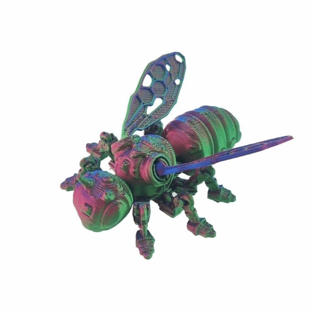 Movable Joint Mechanical Bee Toy Wing Joints Movable Joint Insect Toy Home Decorations
