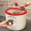 Moisture-Proof Cat & Dog Food Storage Bucket - Food-Grade, Sealed Container for Grain, Rice & Pet Food.