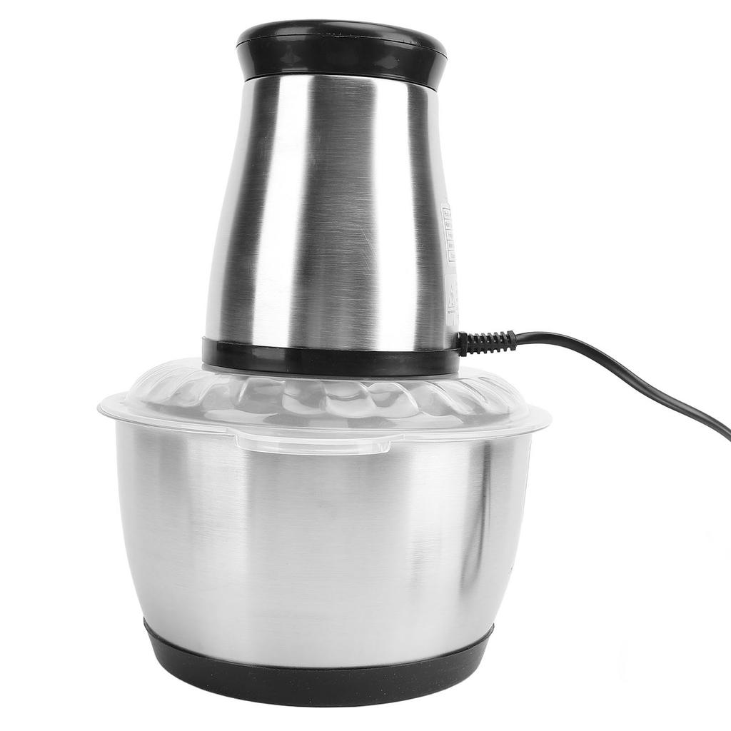 Мясорубка электрическая с чашей из нержавеющей стали 2 л, медным мотором 200 Вт для кухонного мяса