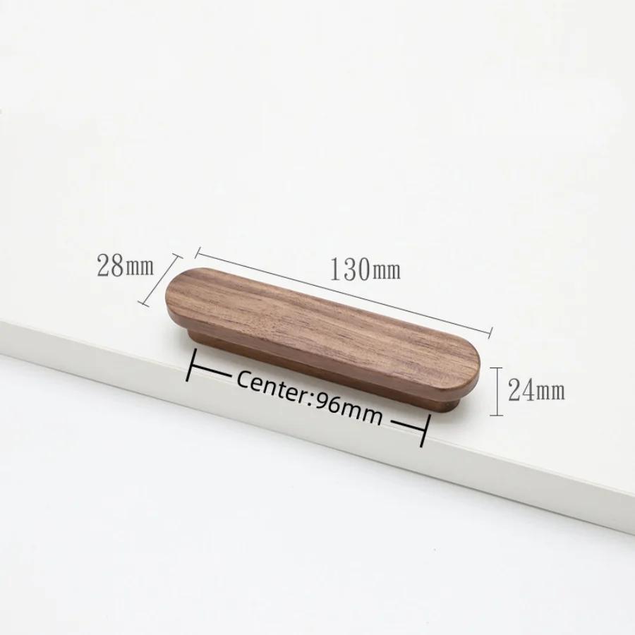 Натуральная деревянная мебельная ручка Нордические ручки для кухонных шкафов Ручки для шкафов и ящиков Ручки комода Длинная ручка для шкафа