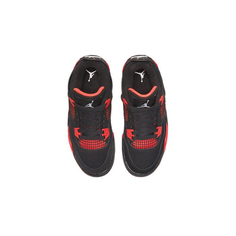 Детские кроссовки Air Jordan 4 Retro GS Red Thunder Black Multi-Color Crimson 408452-016