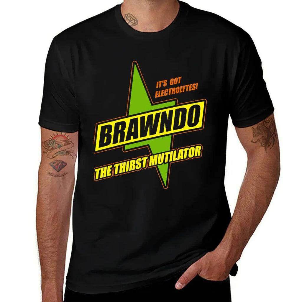 Brawndo logo T-Shirt graphic t shirts vintage clothes men t shirt