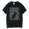 Men's High Quality T-shirt Funny Cat Design Print Summer Loose Short Sleeve for Men T-Shirt