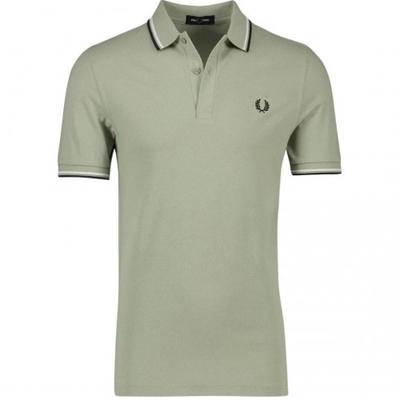 Мужская рубашка-поло Fred Perry с воротником с двойной полосой