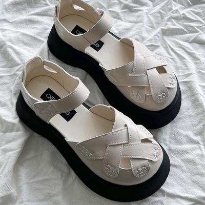 Женская обувь 2024 года, высококачественные туфли-лодочки с круглым носком, весна-осень, лоферы, туфли-лодочки с круглым носком, повседневная офисная женская обувь на платформе