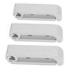 3Pcs Folding Coat Hooks Aluminum Alloy Foldable Wall Hook for Office Bedroom Living Room Dining