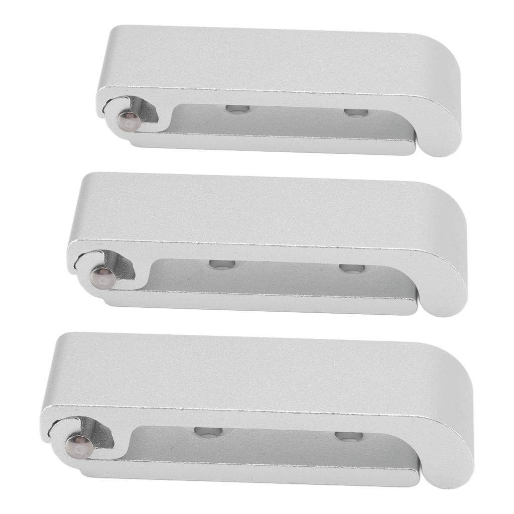 3Pcs Folding Coat Hooks Aluminum Alloy Foldable Wall Hook for Office Bedroom Living Room Dining