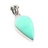 Подвеска из стерлингового серебра 925 пробы с натуральным хризопразом 1,4 дюйма i5V73