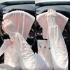 Cute Thin Lace Ice Silk Sleeves Anti-Uv Sun Protection Sunscreen Sleeve Arm Covers Long-Sleeved Cycling Gloves Outdoor