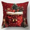 Веселое рождественское украшение Наволочка Санта Клаус Снеговик Рождественская елка Подушка Чехол для дивана Подушка для украшения дома Подарок