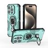 KEYSION Shockproof Case for iPhone 16 Pro Max 16 Plus Soft Silicone+PC Upright Ring Stand Phone Back Cover for iPhone 16 Pro Max