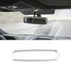 Console Rearview Mirror Frame Trim 1PCS For Ford Mustang 2015- Matte Silver