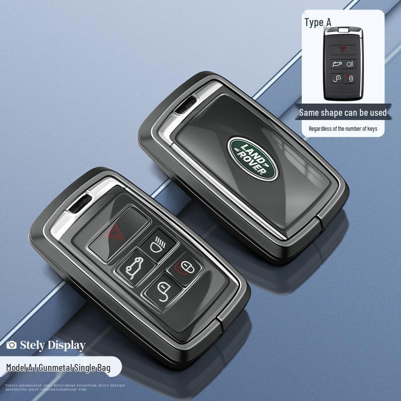 Чехол для ключа Land Rover: Алюминиевый корпус для Range Rover Sport, Velar, Evoque, Discovery, Freelander.