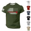 Summer Men's Popular T-shirt Printed Round Neck Short Sleeve T-shirt