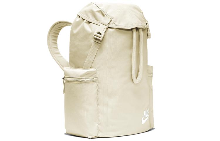Nike Полиэстеровый рюкзак Heritage Regular Унисекс Светло-древесно-коричневый Белый BA6150-104
