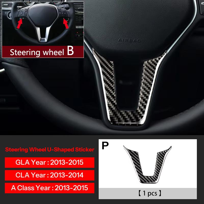For Mercedes Benz A Class W176 GLA X156 CLA Accessories Car Interior Air Conditioning CD Console Panel Cover Trim Car Styling