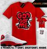 Футболка в тон кроссовкам AJ 13 Chicago 2026 Matching Tee God Got Me T-Shirt