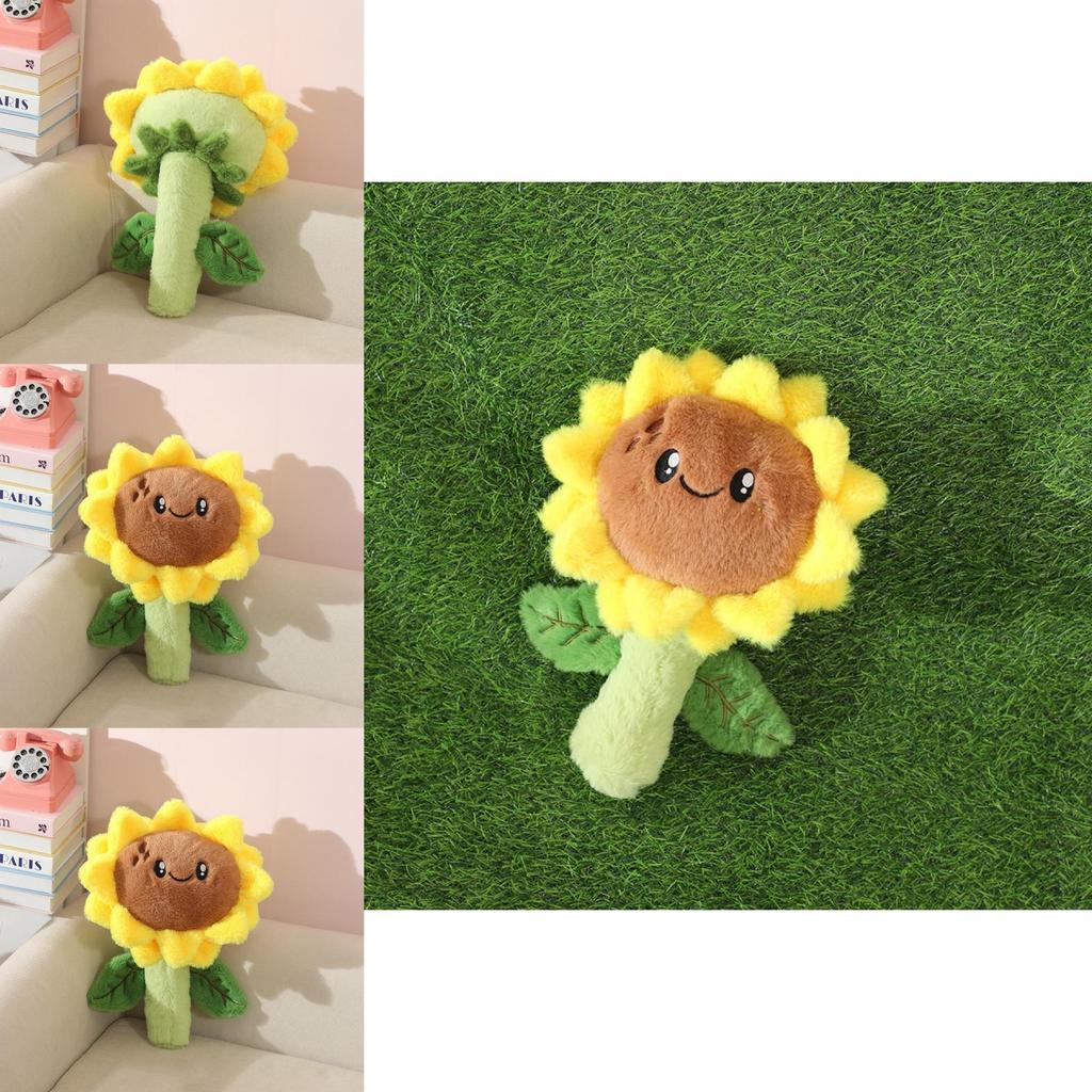 Милый букет из плюшевых подсолнухов Подарок для девочек Наполненный мягким ПП-хлопком