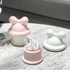 Ceramic Toothpick Box Dust-proof Toothbridge Holder Toothpick Dispenser Living Room
