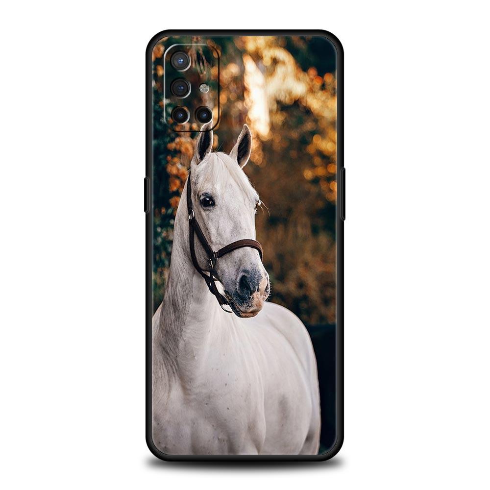 Running Horse Animal Phone Case For OnePlus 12 11 10 9 8 7 7T Pro 12R 10R 9RT 9R 8T Nord N100 N200 N10 2T CE 2 5G Soft Cover