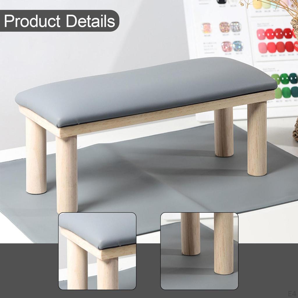 Подлокотник для маникюра Подставка для рук из дерева Подлокотник для маникюрного салона