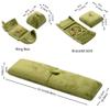 Luxury Velvet Jewelry Box Vintage Necklace Bracelet Case Portable Rings Bearer Box  Jewelry Storage