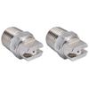 2pcs Stainless Steel Stainless Steel Sprayer 65 Degree Wide Coverage Sprayer Fan Nozzle  Rain Test