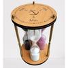 Wood 3 Tube Sand Timer Multiple Minutes Hourglass 2 Min, 3 Min, 5 Min  Desktop Decorative (Wood Sand Timer)