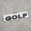 BGA1 Golf 3 4 MK3 MK4 2026 Hot For VW VOLKSWAGEN VW 3D ABS Chrome Black Logo GOLF Emblem Letters Sticker Car Rear Trunk Badge For Vol