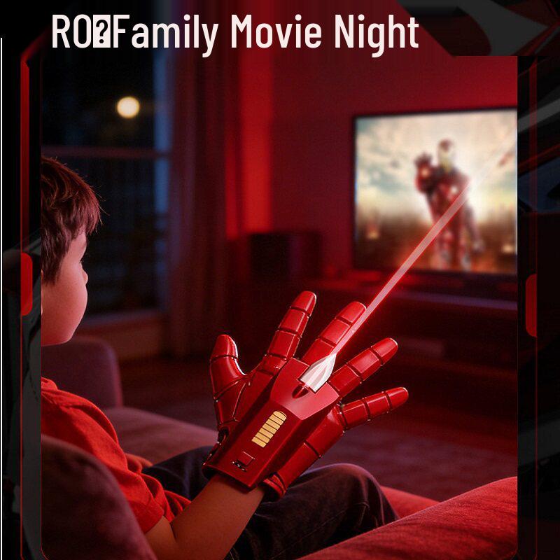 Iron Man Wearable Multifunctional Gloves & Helmet Cosplay Set for Kids