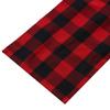 Black Red Table Runner Handmade Plaid For Family Dinner, Outdoor Or Indoor Parties Thanksgiving Christmas Gathering Party Decor