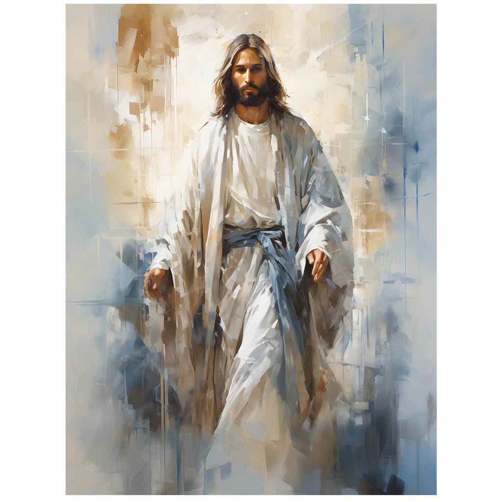 The Way of Jesus The Way of Jesus, 70X100 Cm, Unframed, Premium Canvas On Stretcher