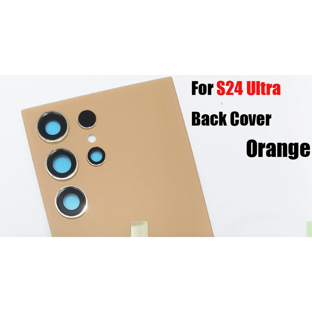 (новый)Задняя крышка аккумулятора OEM для SM-S24 Ultra 24ULTRA S24U 5G Стеклянная задняя крышка аккумулятора Задний корпус Задняя крышка