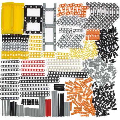 Habow 420 деталей Technic, штыревые соединители, совместимые с Lego Technic, балки, рамы, пластины, подъемные рычаги, колеса, шины и многое другое. MOC