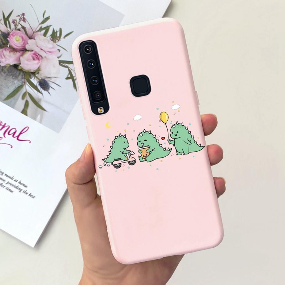 Case For Samsung Galaxy A9 (2018) Cute Cartoon Candy Color Soft Silicon Phone Cases For Samsung A9 2018 SM-A920F A9200 Bumper
