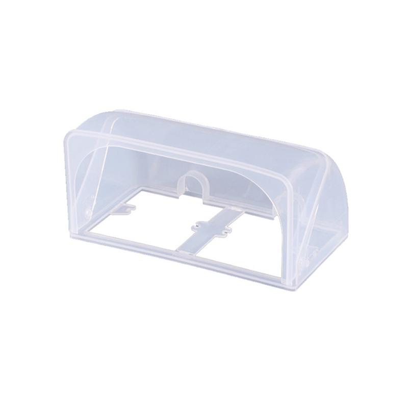 86 Тип настенной розетки Водонепроницаемая коробка Самоклеящаяся крышка для электрической вилки Ванная комната Двойной выключатель Защита розетки Брызгозащищенная коробка