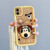 KEYSION Shockproof Case for Samsung A06 4G A05 A04 A04e with Lanyard Silicone Cute 3D Cartoon Doll Phone Cover for Galaxy M04 F04